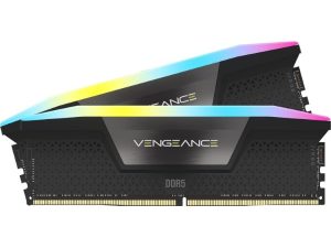 זכרון לנייח Corsair Vengeance RGB Black 64GB 2X32 6400MHz DDR5 C4