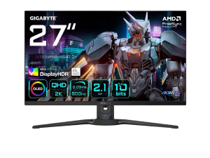 מסך GIGABYTE AORUS FO27Q5P 27 2K QD-OLED 0.03ms 500Hz HDR USB KVM