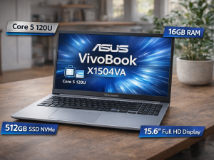 ASUS VivoBook X1504VA | Core 5 120U | 16GB RAM | 512GB SSD | 15.6" FHD | Blue