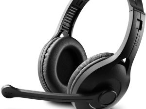 אוזניות BLACK EDIFIER K800 WITH MICROPHONE USB