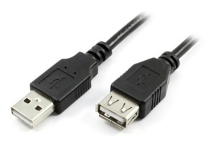 כבל מאריך 3 מטר USB GOLD