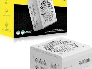 ספק Corsair RM1000e ATX3.1 Fully modular 80 Plus Gold White