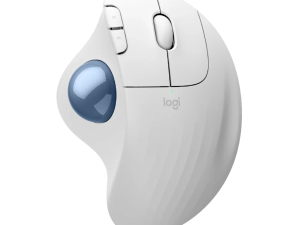 עכבר Logitech M575S TrackBall Off-White Blue Ball 2000DPI BT