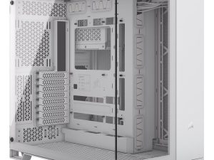 מארז Corsair 6500X Mid-Tower E-ATX Tempered Glass Case White