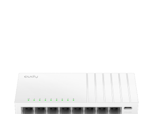 מתג ללא שנאי Cudy GS108U 8 Port GB Lan Type-C POWER