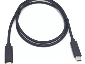 כבל טעינה ונתונים Type-C To Type-C USB 3.1 10G 1M Black