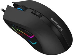 Philips SPK9313 עכבר חוטי אופטי שחור Philips SPK9313 2000DPI